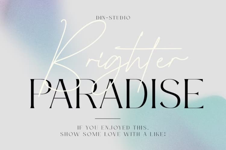 Brighter Paradise Font