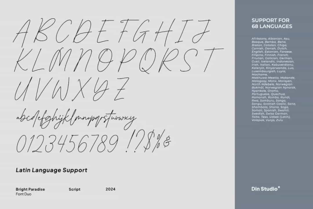 Brighter Paradise Font Image 3