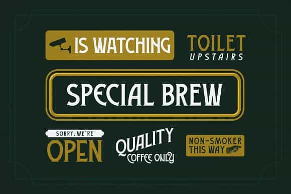 Vallely Vintage Font Image 2