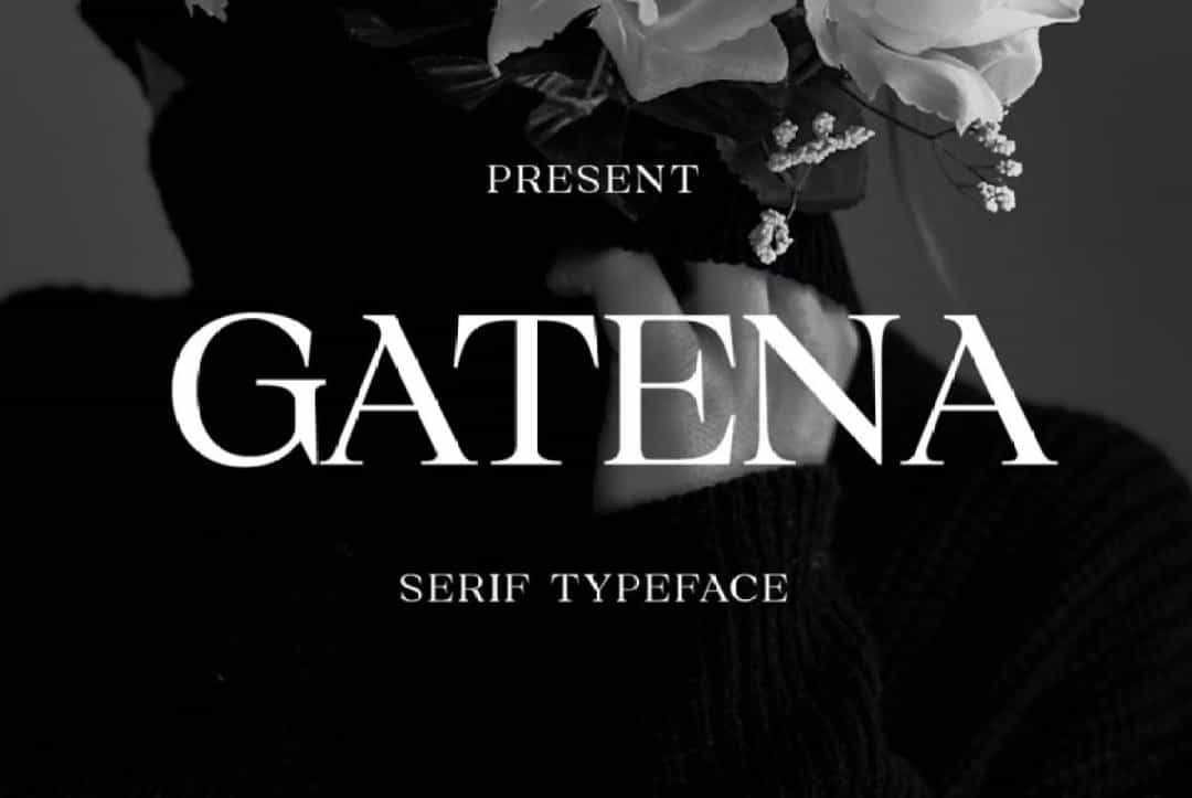 Gatena Font Image 1