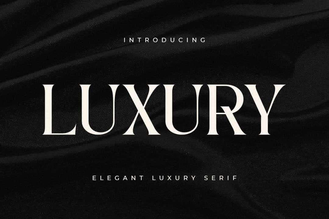 Luxury Font Image 1