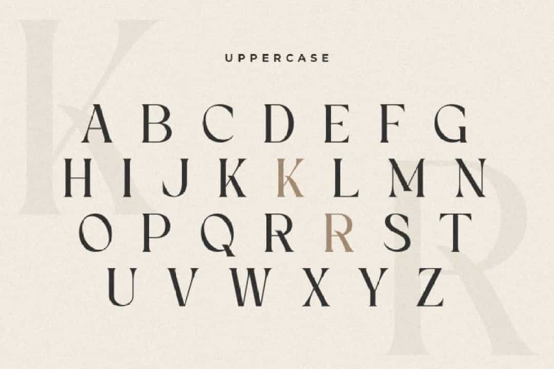 Luxury Font Image 2