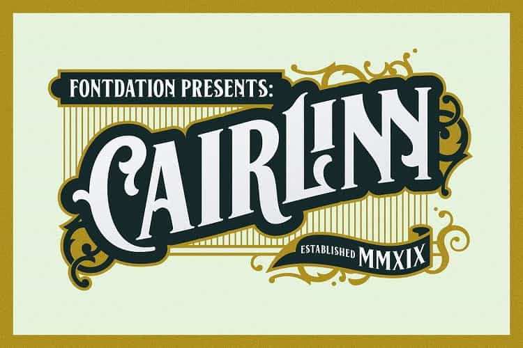 Cairlinn Vintage Font Image 1