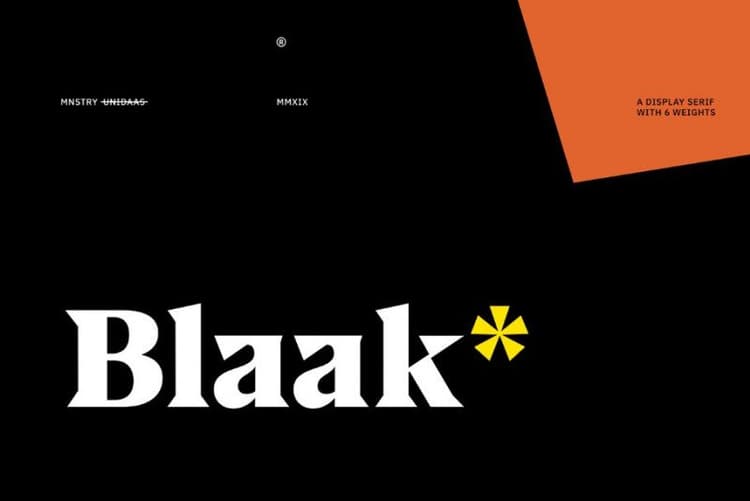 Blaak Serif Font Family
