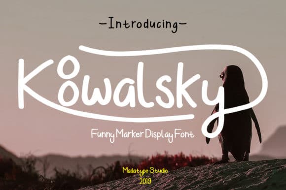 Koowalsky Handwritten Font