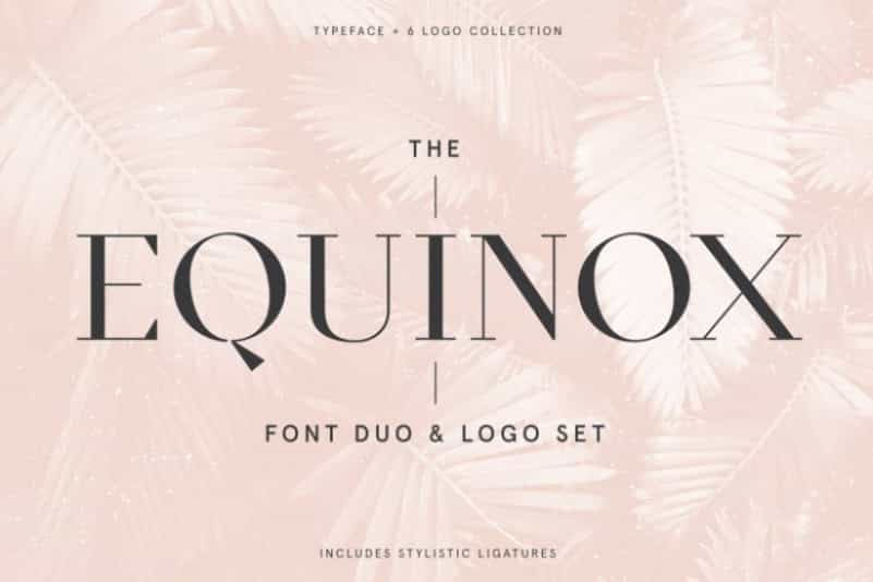 Equinox Font Duo Image 1