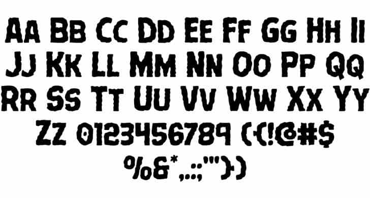 Terror Babble Font Image 2