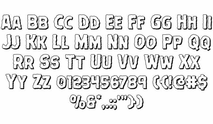 Terror Babble Font Image 3