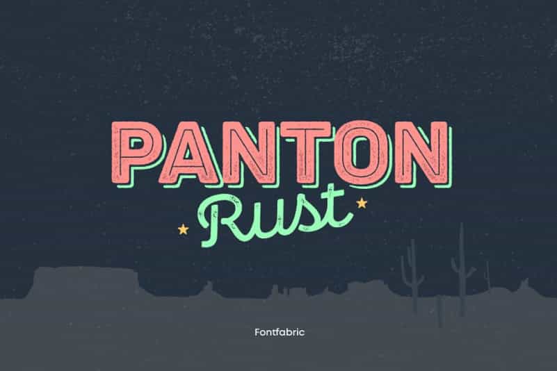 Panton Rust Font Family Image 1
