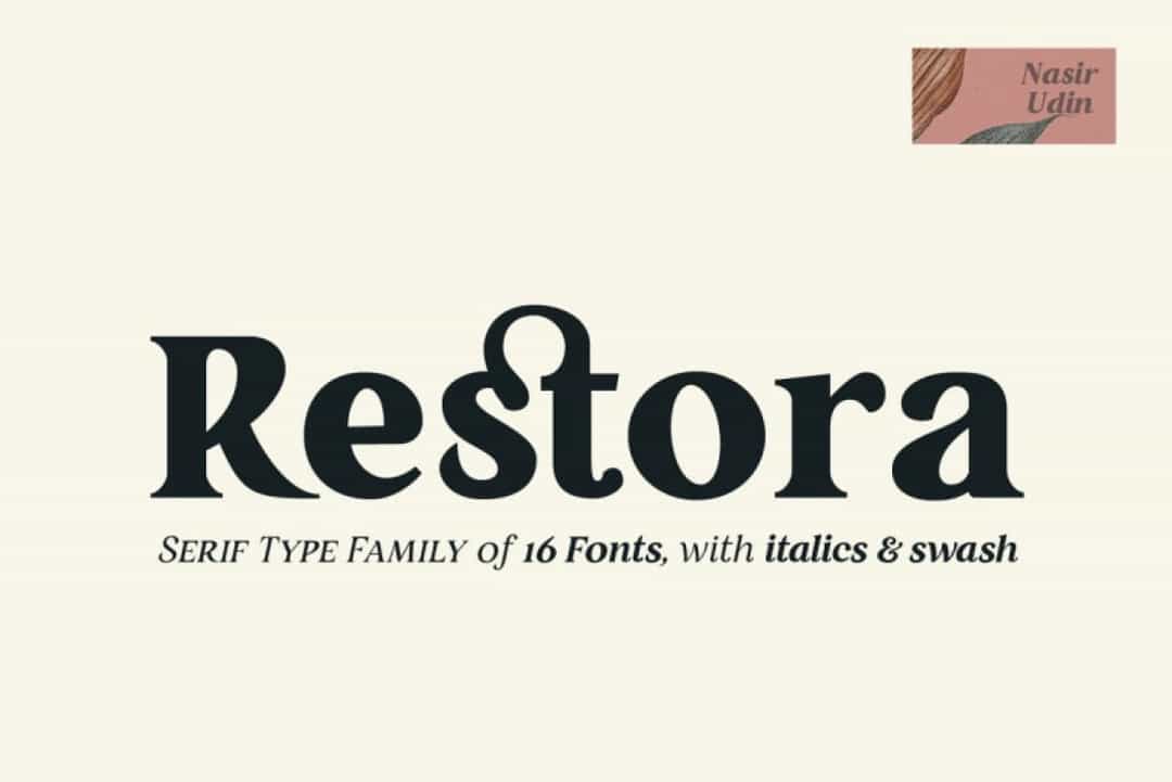 Restora Font Family Image 1