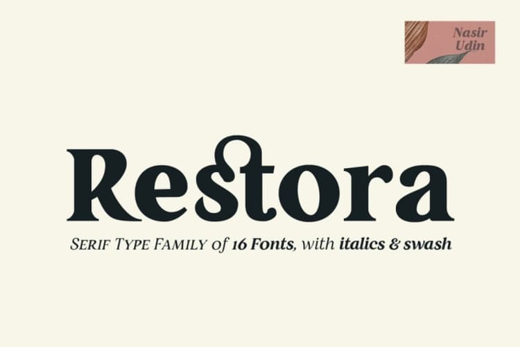 Restora Font Family