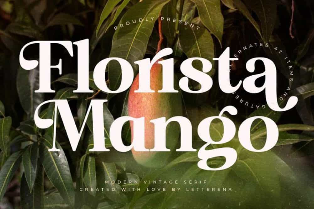 Florista Mango Font Image 1