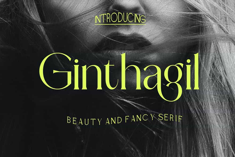Ginthagil Font Image 1