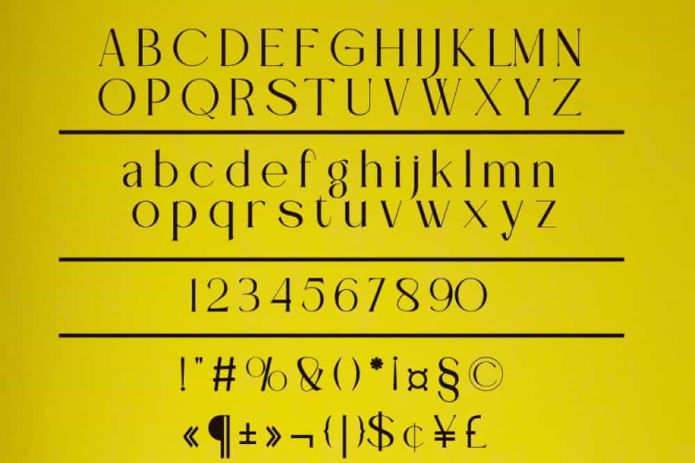 Ginthagil Font Image 3