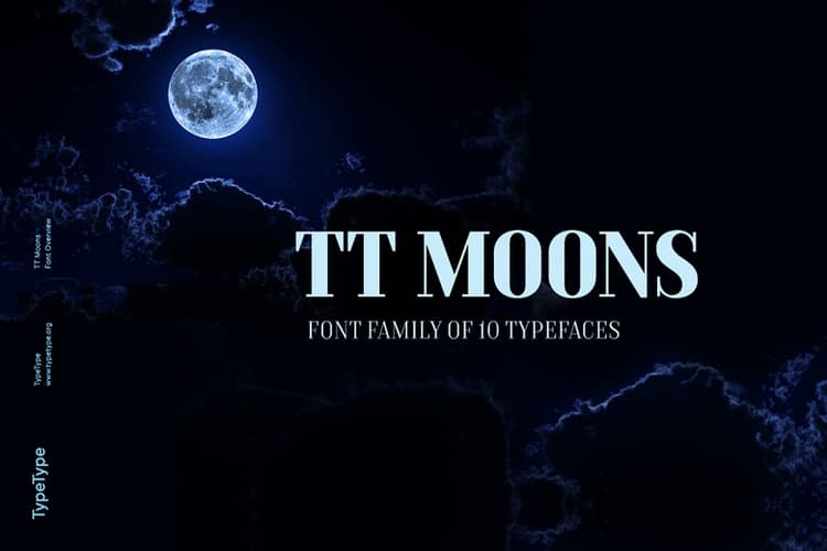 TT Moons Font Family