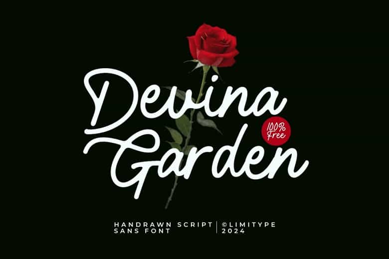 Devina Garden Font Image 1
