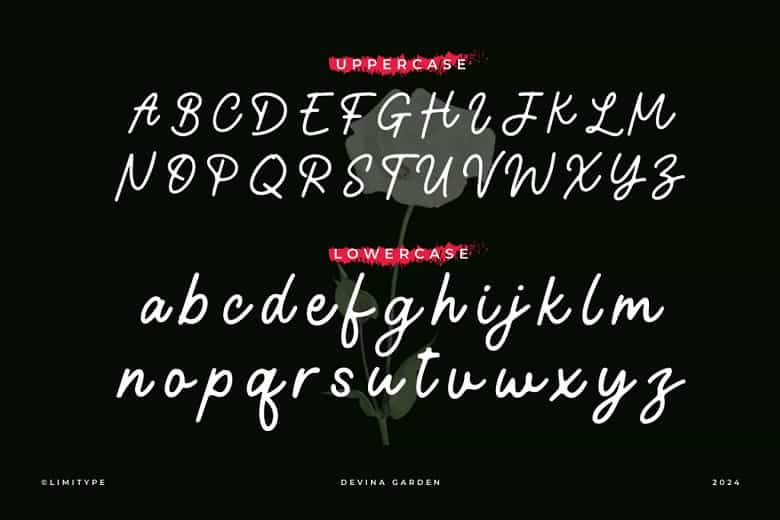 Devina Garden Font Image 2