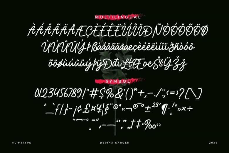 Devina Garden Font Image 3
