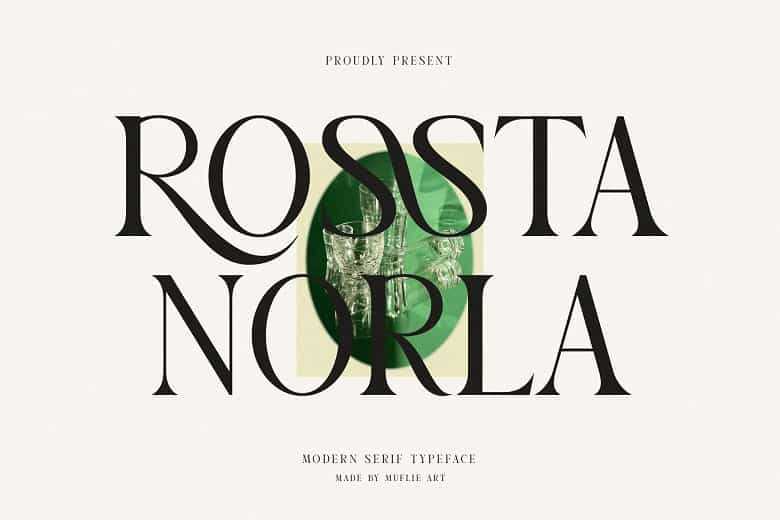 Rossta Norla Font Image 1