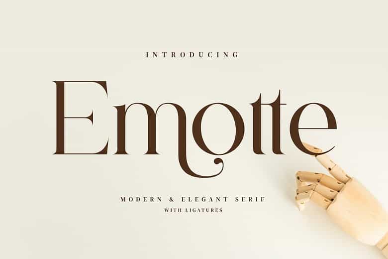 Emotte Font Image 1