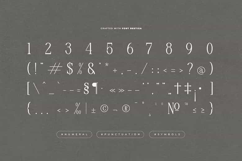 Restiga Font Image 3