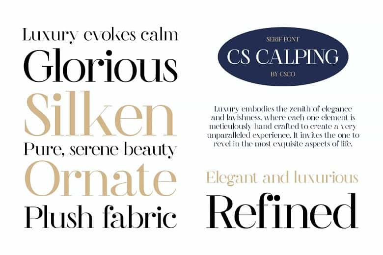 CS Calping Font Image 2