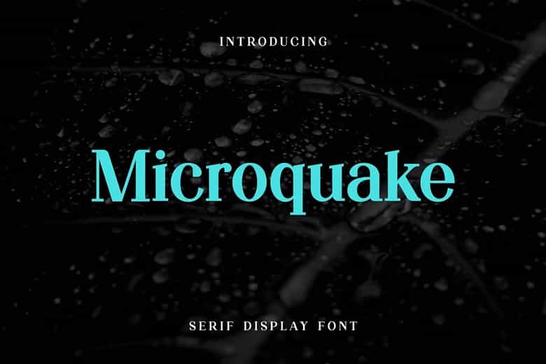 Microquake Font Image 1