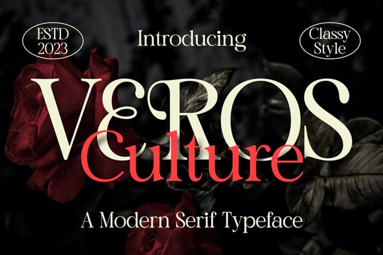 Veros Culture Font
