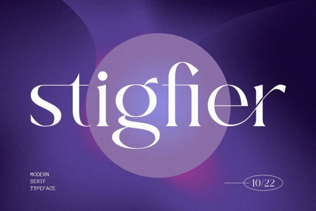 Stigfier Font Image 7