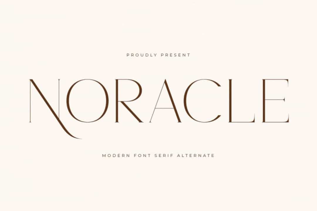 Noracle Font Image 7