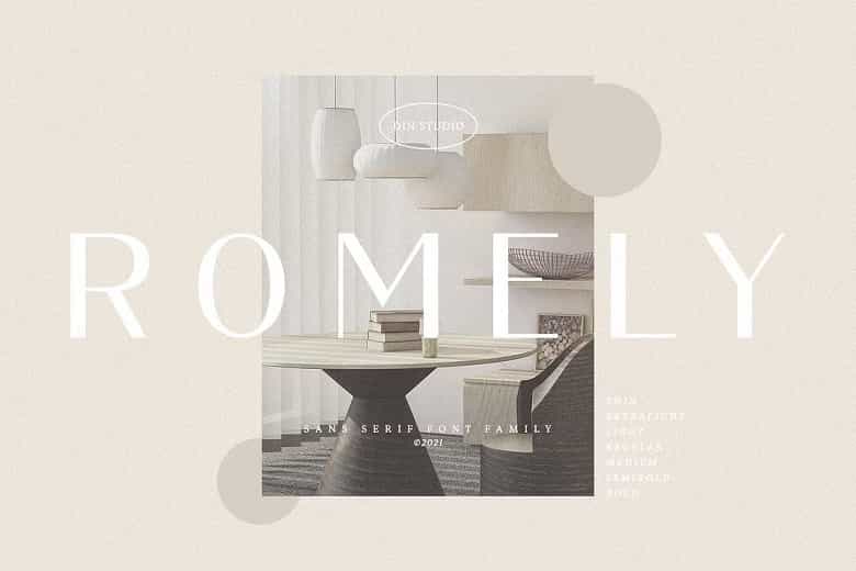 Romely Font Image 1