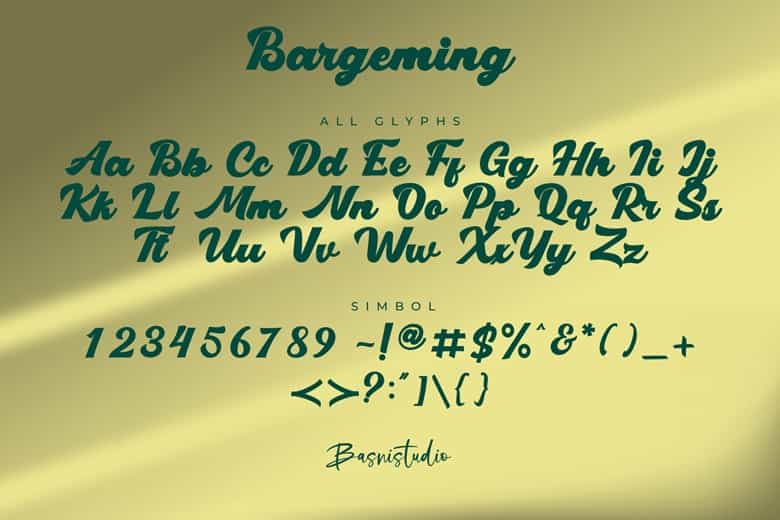 Bargeming Font Image 3
