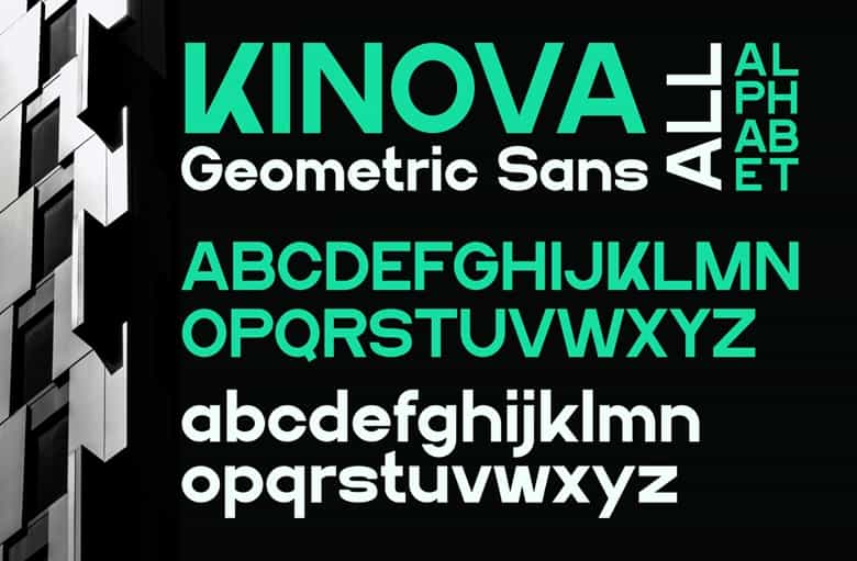 Kinova Font Image 2