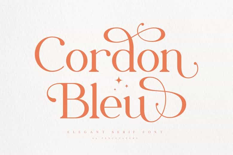 Cordon Bleu Font Image 1