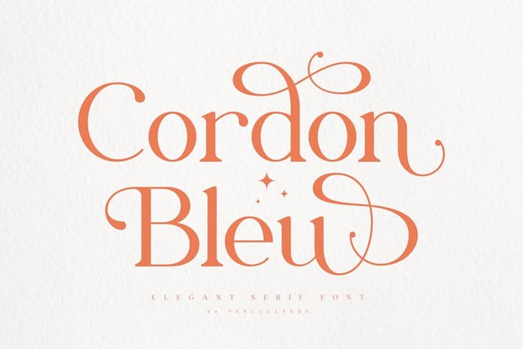 Cordon Bleu Font
