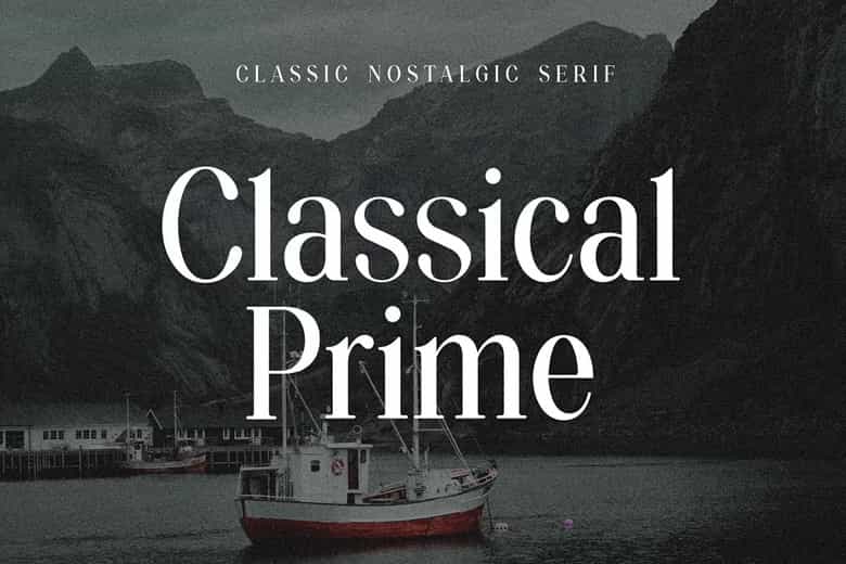 Classical Prime Font Image 1
