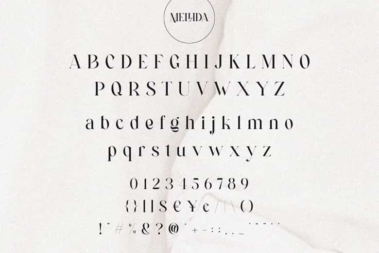 Mellida Font Image 3
