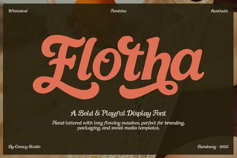 Flotha Font Image 1