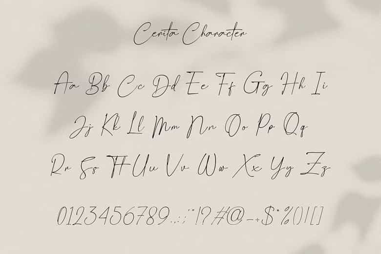 Cerita Avenue Font Image 3