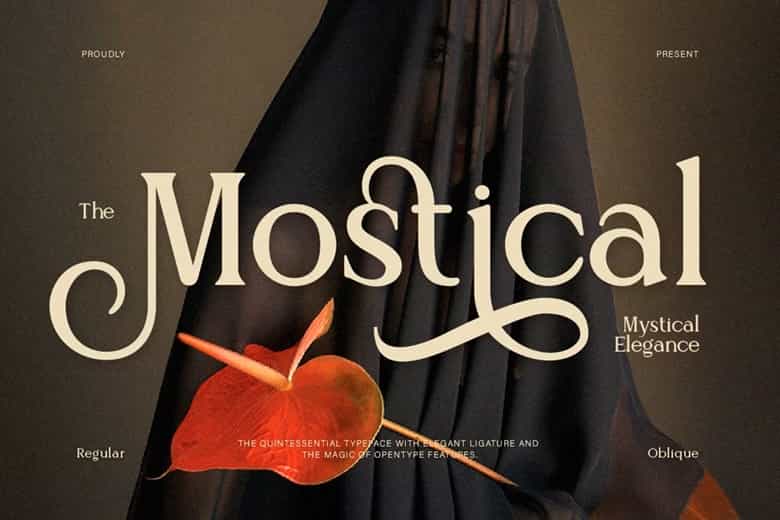 Mostical Font Image 70