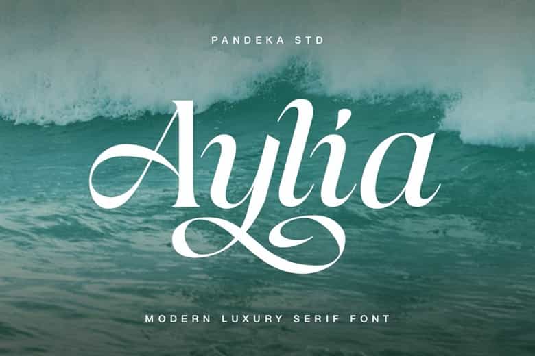Aylia Font Image 163