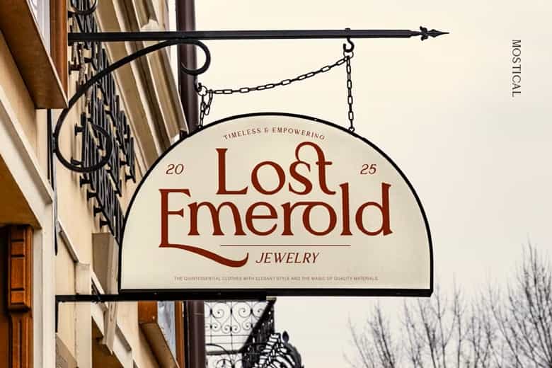 Mostical Font Image 125