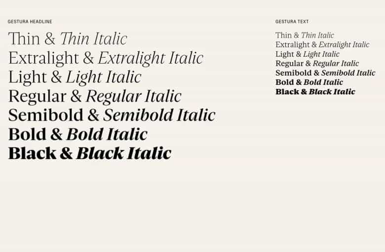 Gestura Font Family Image 2
