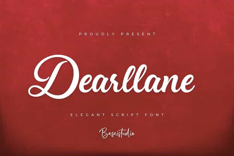 Dearllane Font Image 1