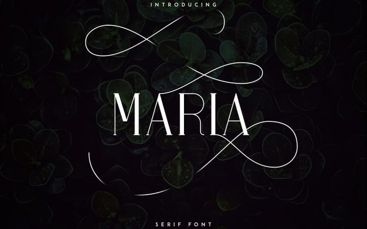 Maria Serif Font
