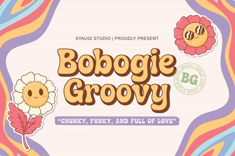 Bobogie Groovy Font Image 7